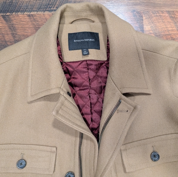 Banana Republic wool coat made in Italy - Picture 3 of 6